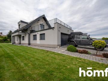 Nowoczesny dom 184 m² z ogrodem, garażem, blisko zalewu