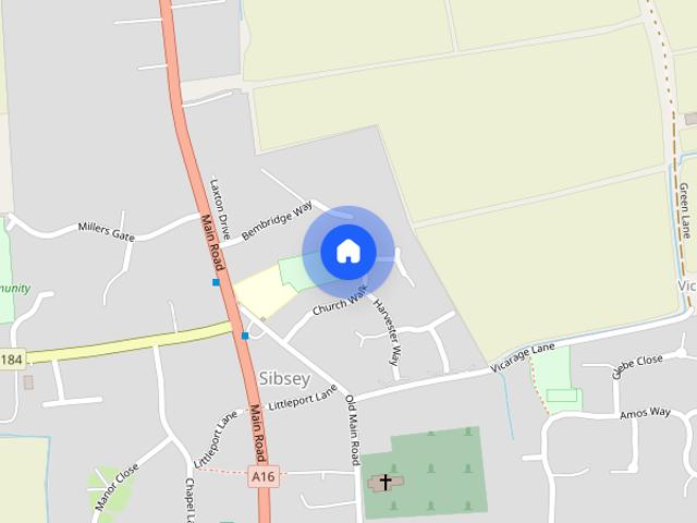 Church Walk, Sibsey, Boston, PE22