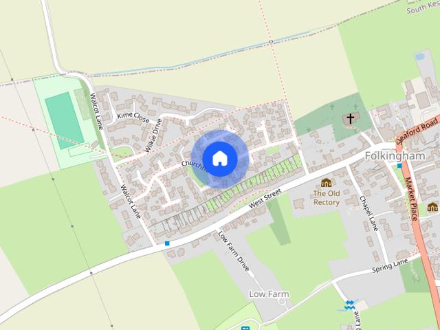 Churchfields Road, Folkingham, Lincolnshire