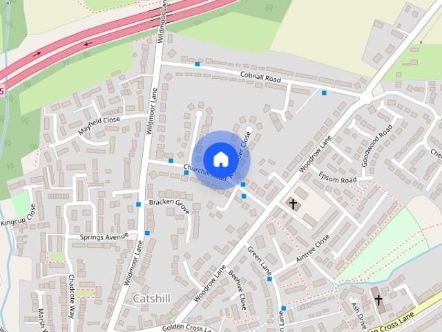 Churchill Road, Catshill, Bromsgrove, Worcestershire, B61