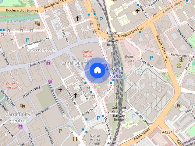 Churchill Way, Cardiff City, CF10
