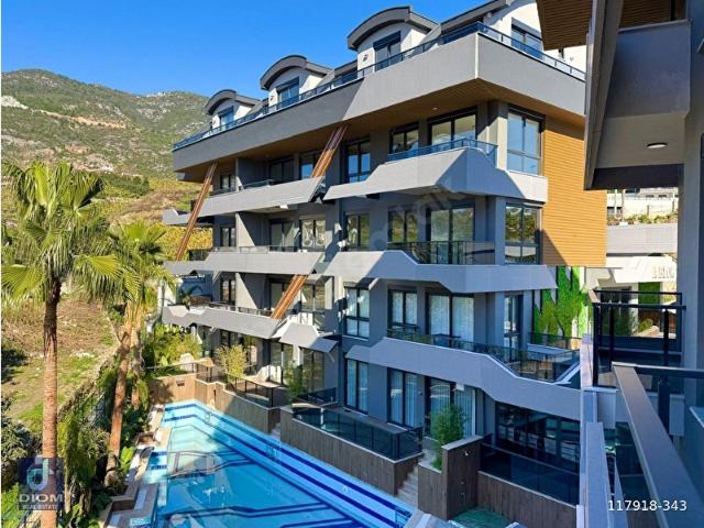 CİKCİLLİ'DE YENİ SİTEDE MANZARALI VE FULL EŞYALI 1+1 DAİRE
