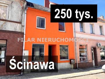 Kamienica w centrum Ścinawy z lokalem i możliwością adaptacji