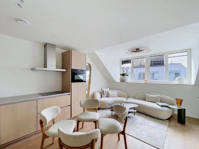 Cinquantenaire Stunning renovated furnished 1 bed duplex