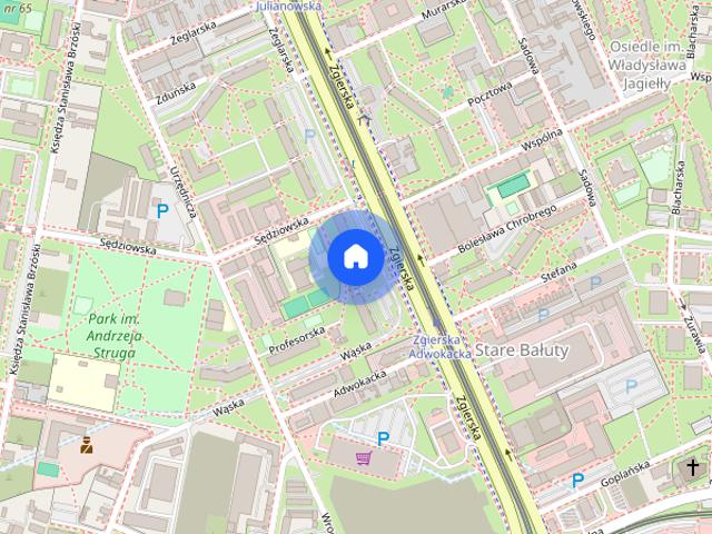 Cicha, 30 metrowa kawalerka z pięknym widokiem na panoramę miasta