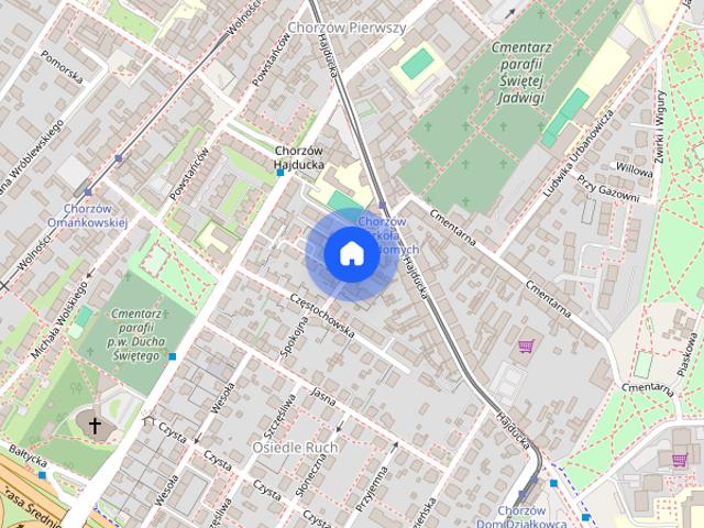 Ciepłe 2 pokojowe w Centrum Chorzowa