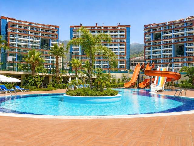 Cikcilli'de Panoramik Deniz Manzaralı Lüks Sitede Full Eşyalı 2+1 Daire