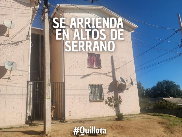 Ciria Propiedades Arrienda Departamento en Altos de Serrano, Quillota