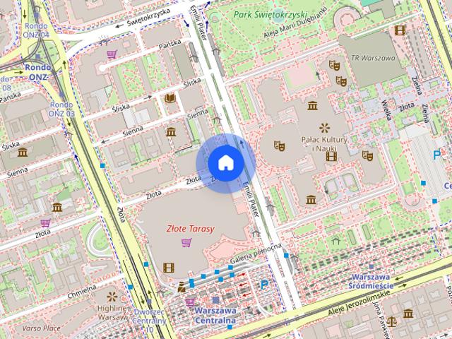 ŚCISŁE CENTRUM! 2 pokoje z balkonem i widokiem na Złotą 44|ul.Złota 61