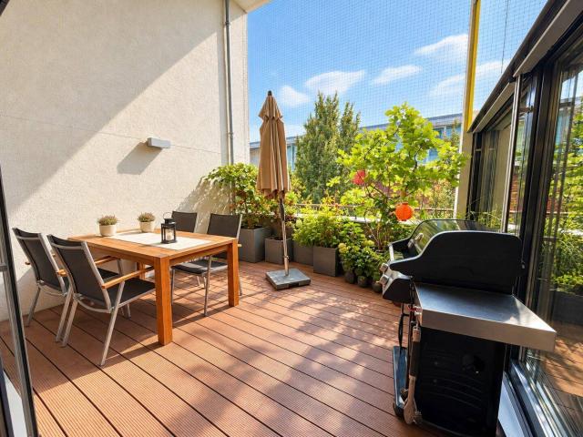 CITY MAISONETTE mit WELLNESS FAKTOR | ca. 110 m² NFL | ca. 17 m² LOGGIA | Sauna | Möbliert | Nähe DONAU ZENTRUM