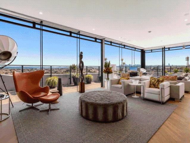 City and Bay Views from the Penthouse at ‘The Element’