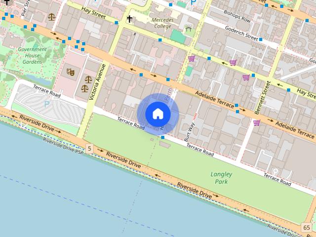 City apartment right on the foreshore