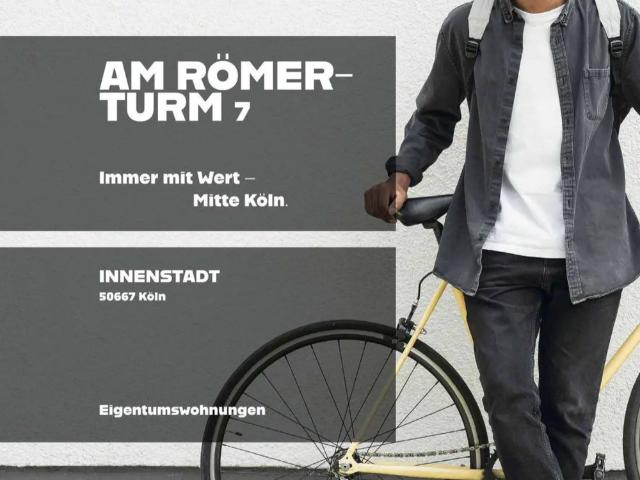 City Lage pur! Möbelierte 2 Zimmer Wohnung in der Kölner Innenstadt! Am Römerturm 7, !WE2