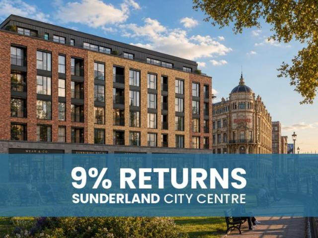 City Living Sunderland Apartment – 9% Rental Yields Investment only