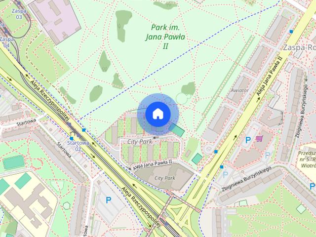 City Park Zaspa, Piękny widok dla pary lub singla