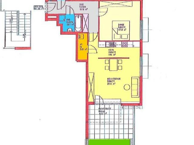 City Penthouse mit Dachterrasse und Tiefgarage gegenüber der Messe/Stadthalle zu verkaufen!