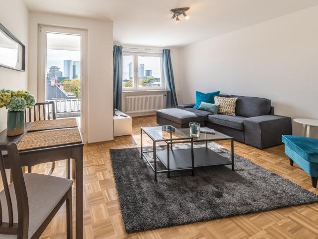 City Residence: Well furnished apartment with skyline view located in Westend – euhabitat