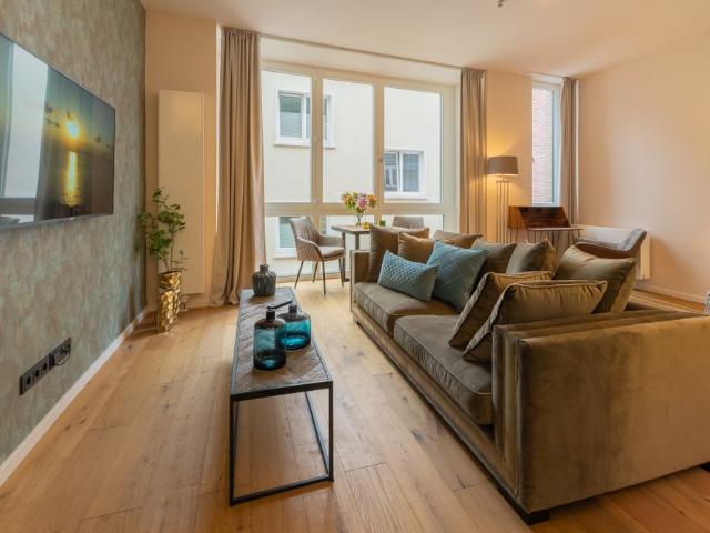 City Residence: Downtown Frankfurt: Schickes Apartment im Boutique Hotel Stil