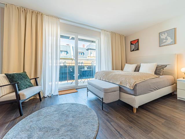 City Residence: First occupancy following refurbishment and refurnishing: Modern furnished apartment in an excellent Nordend location – euhabitat