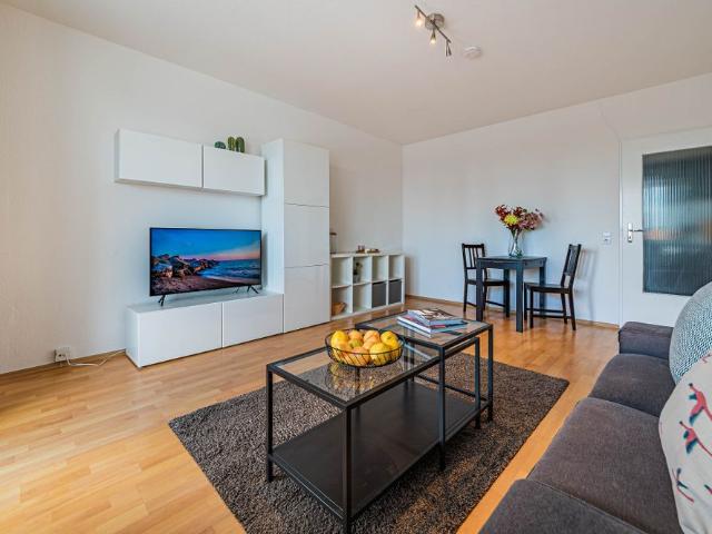 City Residence: Modern möblierte Wohnung mit Skylineblick