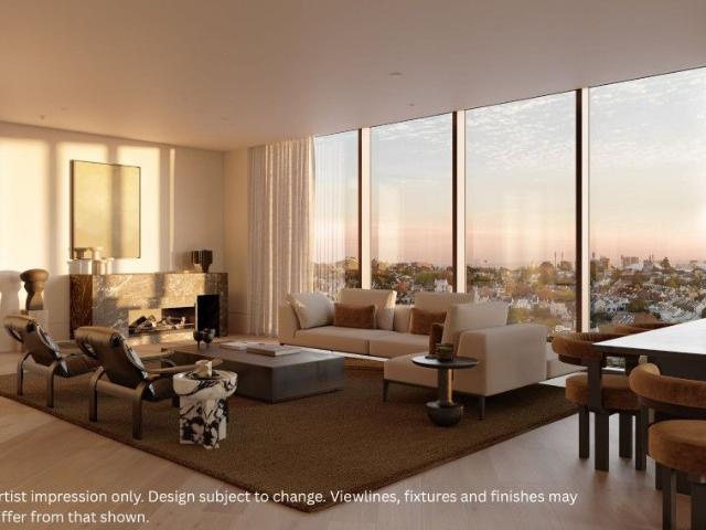 City Skyline to Harbour Bridge A 175sqm Alexander & CO. Designed Residence at One Darling Point
