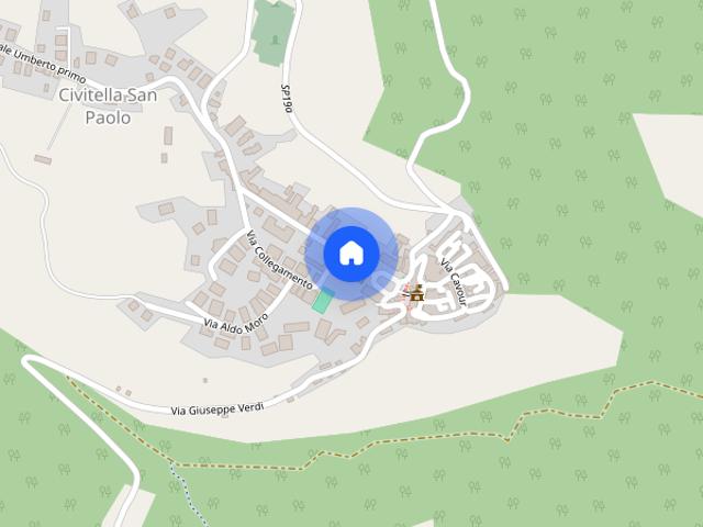 Civitella san paolo accogliente bilocale arredato
