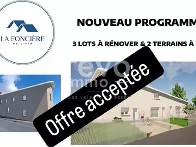 Civrieux 01390 Achat / Vente maison 4 pièces t4 au dernier étage