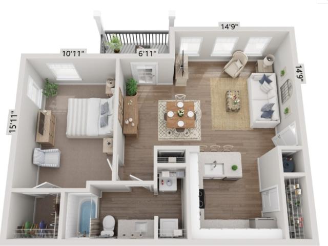 Comal Crossing 1 Bedroom Apartment for Rent at 770 Barbarosa Rd, New Braunfels, TX 78130