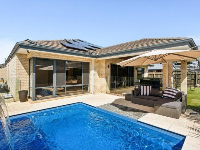 Come Home to Your Own Backyard Resort Pool, Waterfall & Alfresco