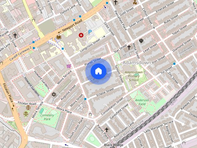 Comet St, Cardiff, CF24