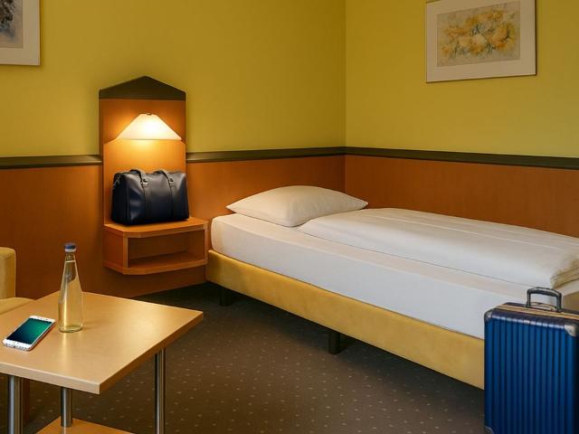 Comfortable Long Term Living with Balcony & Kitchenette in City East, Frankfurt Amsterdam Apartments for Rent