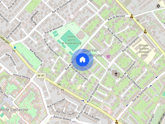 Comfy Double Bedroom near Institut universitaire de technologie Louis Pasteur