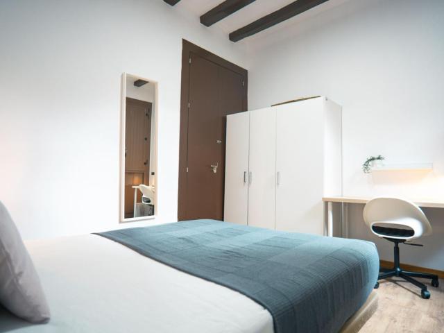 Comfy double bedroom near Paral·lel metro station