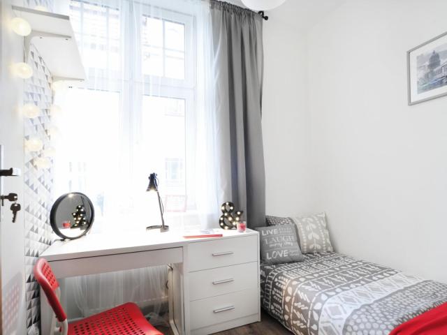 Comfy single bedroom in Wrzeszcz