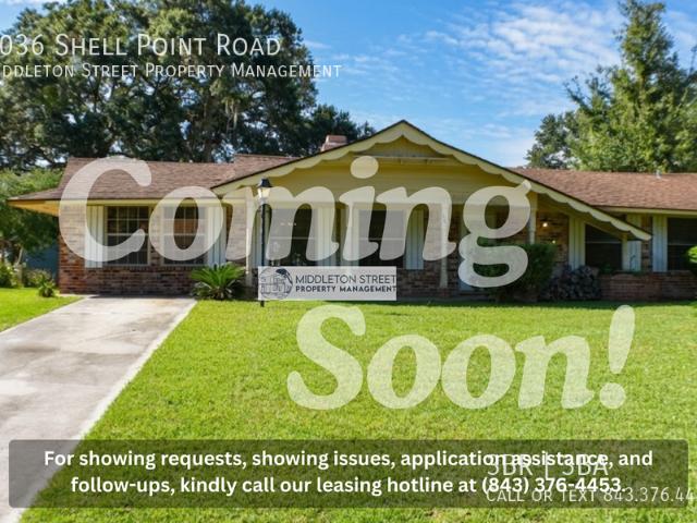 COMING SOON 4036 Shell Point Road Beaufort, SC 29902