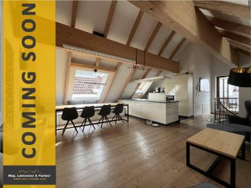 Altstadtjuwel saniert mit historischem Charme und modernem Wohnkomfort mit großzügiger Innenhof Dachterrasse Zentrum Pfarrgasse in Enns
