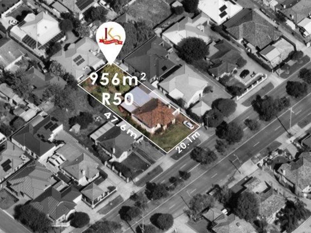 COMING SOON POTENTIAL MULTI UNIT DEVELOPEMENT SITE ON R50 ZONED 956SQM BLOCK