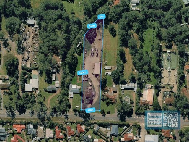 COMMERCIAL YARD WITH HOUSE