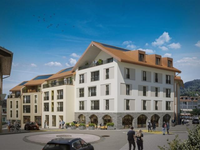 Gewerbegebiet zur Miete – 148 m² – Grundstück 1 – Route du Village 44, Blonay