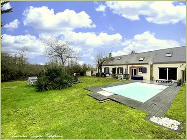 Commune nouvelle d'Arrou 28290 Achat / Vente maison 6 pièces t6 piscine