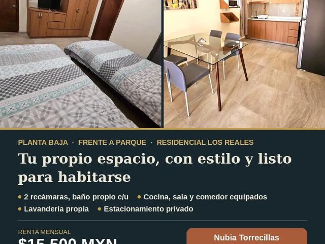 Cómodo Departamento en Renta en Residencial los Reales, Saltillo