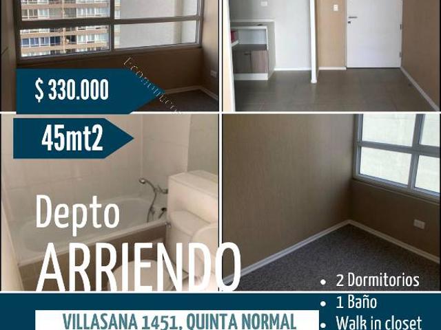 Comodo y amplio depto. Quinta Normal