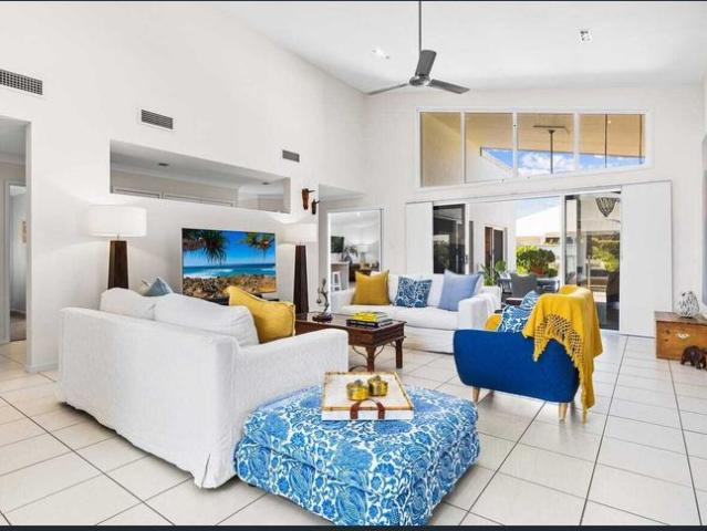 Contemporary Coastal Elegance With Side Access and Pool