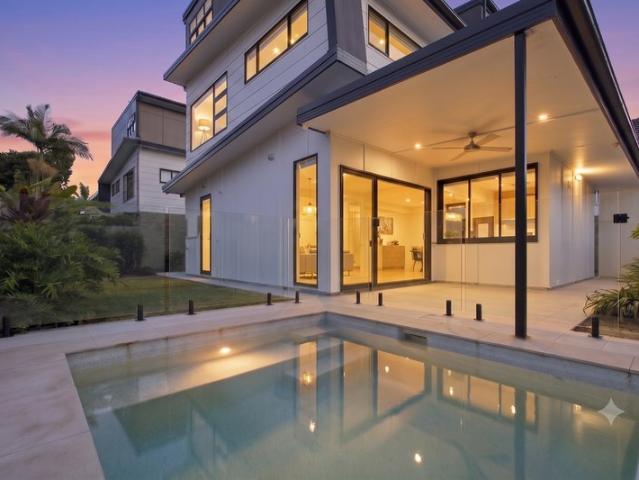 Contemporary Ascot Family Home with Pool, Multiple Living Areas & Elevated Views