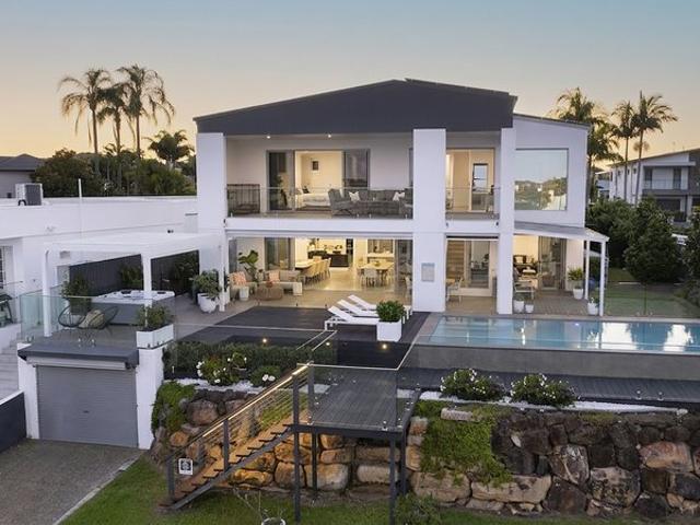 Contemporary Family Entertainer with Captivating Main River Views