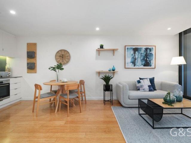 Contemporary living with garden outlook next to Box Hill Central