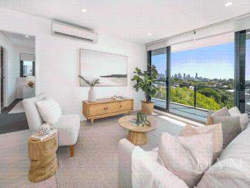 Contemporary Living with Study + Elevated Leafy & City Outlook!