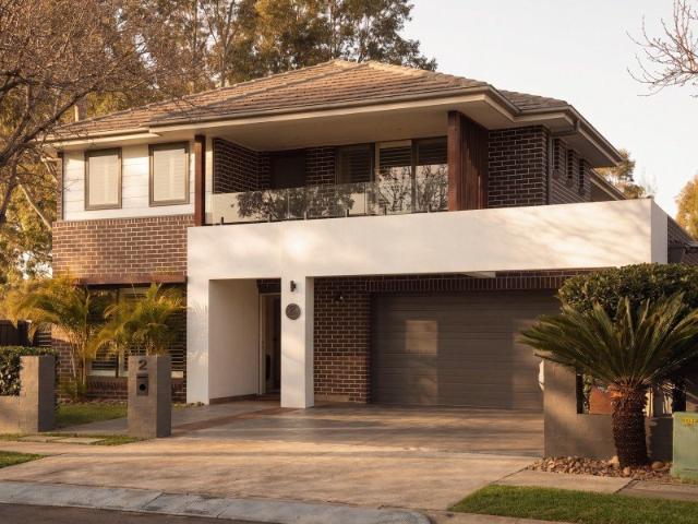 Contemporary Two Storey Home with Resort Style Pool, Modern Interiors and Exceptional Front Facade