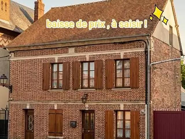 Conches en Ouche 27190 Achat / Vente maison 4 pièces t4 cave
