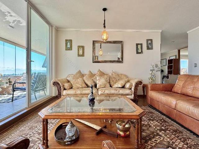 CONCON ARRIENDO DEPARTAMENTO MODERNO 3D 2B VISTA AL MAR